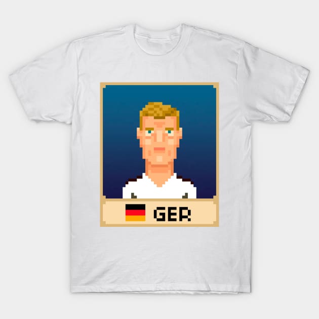 Toni Kroos T-Shirt by PixelFaces